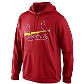 Men's St. Louis Cardinals Nike Practice Performance Pullover Hoodie - Red,baseball caps,new era cap wholesale,wholesale hats